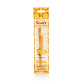 Aromatisierte Miswak Premiumqualität natürliche Zahnbürste. Siwak Original Zahnputzholz zum Zähneputzen und Aufhellen. Stoppt Zahnfleischbluten und Zahnfleischentzündung. (Zitronengeschmack)