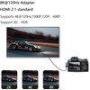 8K Micro HDMI Adapter 2 Pack, 90 Degree Right Angle