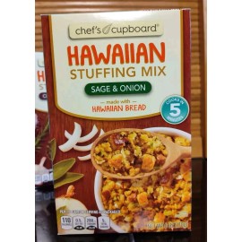 Chef’s Cupboard 2 Box's Hawaiian Stuffing Mix 1 Sage & Onion & 1 Classic Herbs & Spices 6oz each