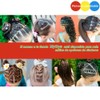 Mythya 1000 Piezas Ligas para Cabello, Niña Goma de Pelo
