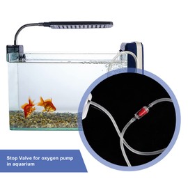 SING F LTD 20PCS One Way Non-Return Check Valve Aquarium Air Pump Accessories for Fish Tank Fishing Tackle Shop Air Line Tube Tubing Hose Pipe Fitting 4mm Red Plastic