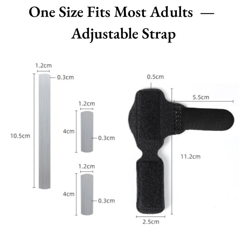 Bargain Wells 1x Toe or Fingertip Splint with Bendable Metal