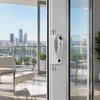 Spring Floor Door Latch Lock for Revolving Doors - Stainless