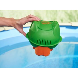 Flippin’ FROG XL Complete Pool Sanitizing System for Pools up to 10,000 gallons, Quick and Easy All-in-One Pool Sanitizer uses Low Chlorine Levels and FROG Sanitizing Minerals