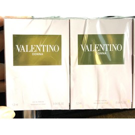 valentino 2X Valentino Donna Eau De Parfum Sample Spray Vial ,04 oz / 1.2 ml