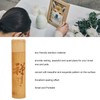 5Pcs Scattering Urns Carved Bamboo Leakproof Strong Portable Ash Scattering