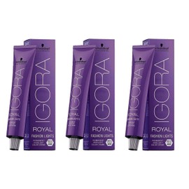 Schwarzkopf IGORA Royal Fashion Lights L-88 Light Brown 3 Pack