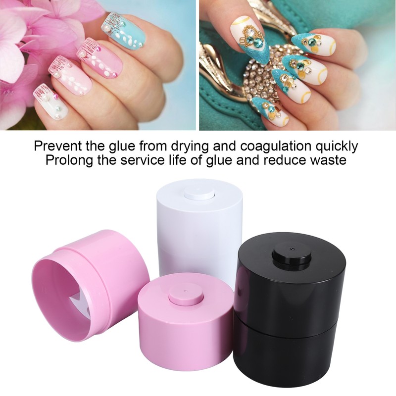 3pcs Eyelash Glue Storage Jar Perfect Sealing Glue Storage Container