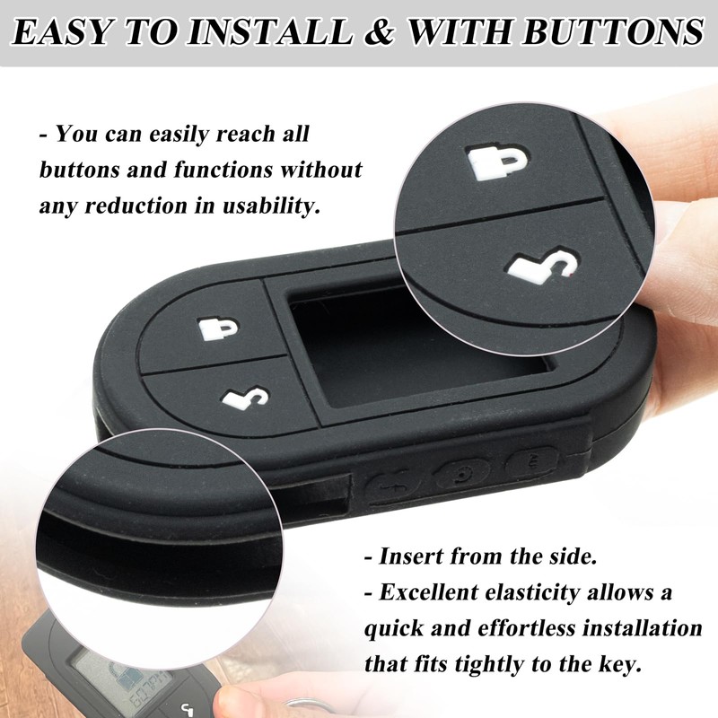 Remote Case for Viper Remote Start Soft Silicone Protective Cover