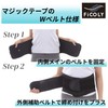 FiCOLY 腰サポーター コルセット 腰 サポーター 腰椎 骨盤 ベルト FW-1 (M-L)