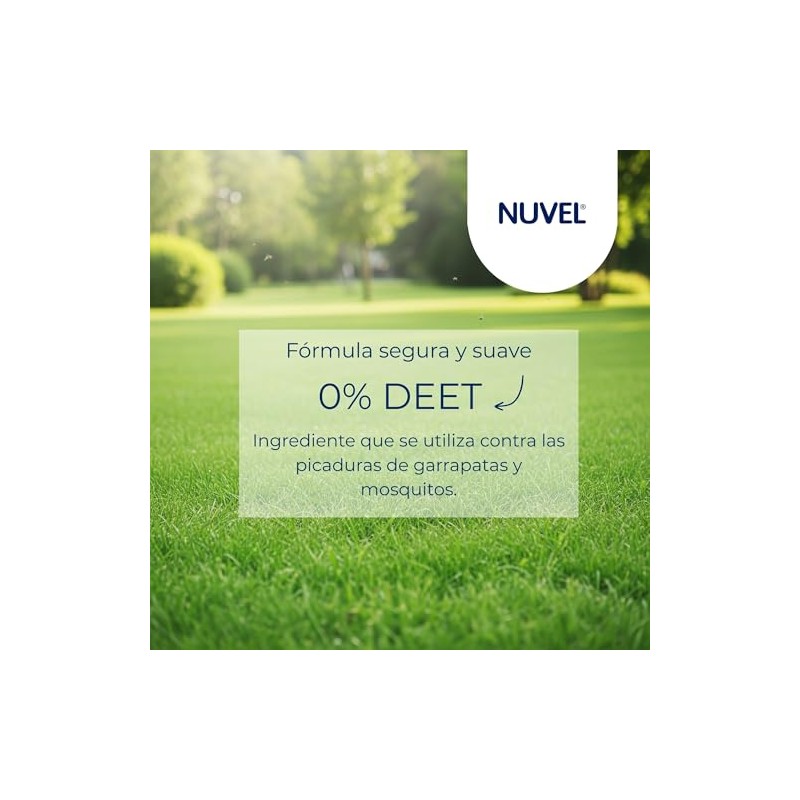 Repelente de Mosquitos Nuvel para Bebé 60 ml | Suave,