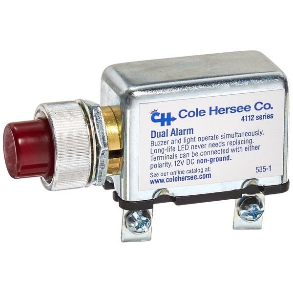 Cole Hersee 4112-RC-BP 12V Dual Alarm