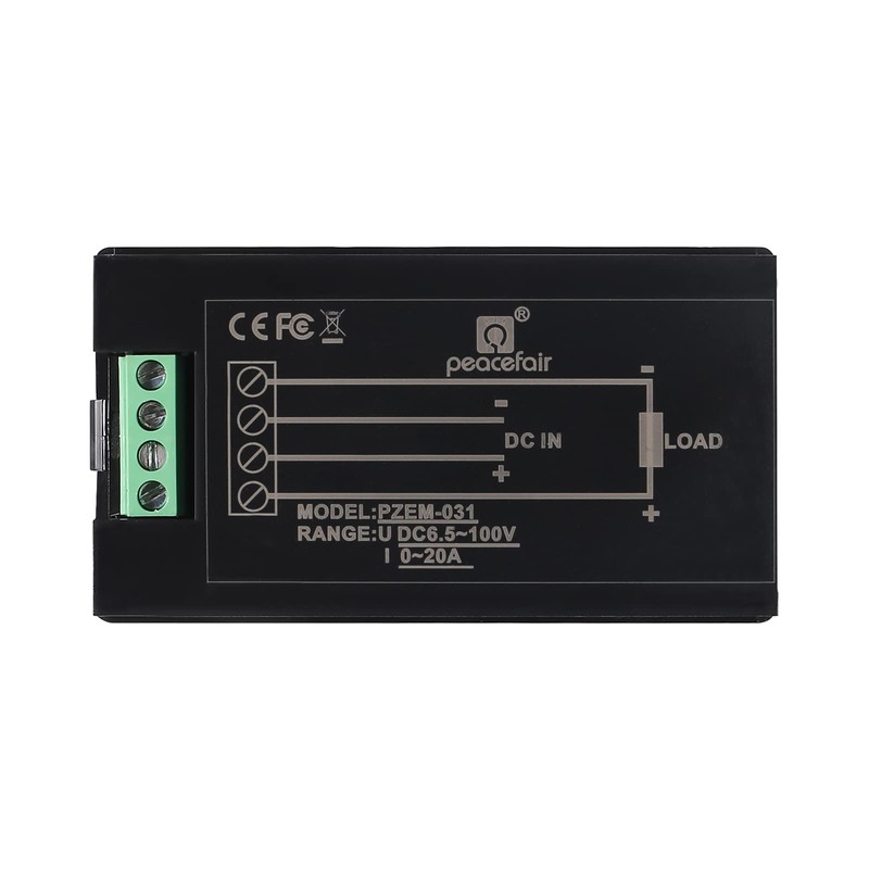Diitao DC Current Voltage Meter Digital Current Voltage Power Energy