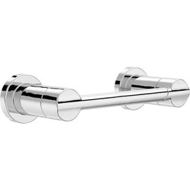 Delta Nicoli (1-Pack) Toilet Paper Holder Polished Chrome Tissue Roll Holder for Bathroom Organization and Storage Pivoting Toilet Tissue Holder Wall Bathroom Accessories NIC50-PC