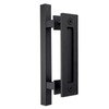 Sliding Barn Door Handle Flat Back Plate Double Sided Rectangular