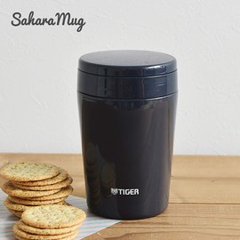 Tiger Thermos MCL-B038-AI, Vacuum Insulated Soup Jar, 12.8 fl oz (380 ml), Insulated, Bento Box, Wide Mouth, Round Bottom, Indigo Blue