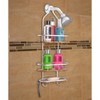 Utopia Alley Tia Rustproof Shower Caddy, Teak, 3 Shelves