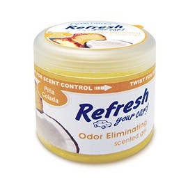 Refresh Your Car! E301461500 Scented Gel Can, 4.5 oz, Pina Colada