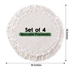 SnugLife Macrame Placemats Set of 8 - Handmade Cotton Woven