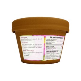 Dehydrated Avocado Seed Powder – Natural Fiber and Antioxidant, 80g – Supports Digestion, Wellness, and Detox, Ideal for Smoothies and Herbal Drinks