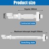 iKALULA 1 1/4 Inch Sink Siphon, Space-Saving Siphon, 360° Adjustable,
