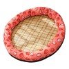 Round Pet Cooling Bed Cartoon Printing Pet Sleeping Bed Summer