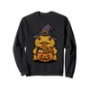Spooky Bearded Dragon Pumpkin Japanese Ramen Noodles Sweatshirt