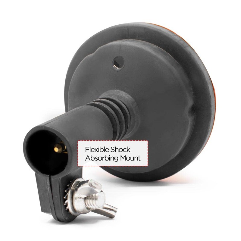 Pro LED 2832APLM DIN Pole Mount Amber Lens, Amber LED