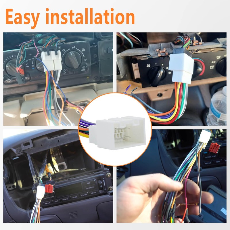 Bedalio Radio Wiring Harness Connector for Ford 1999-2006 F150/F250 Ranger