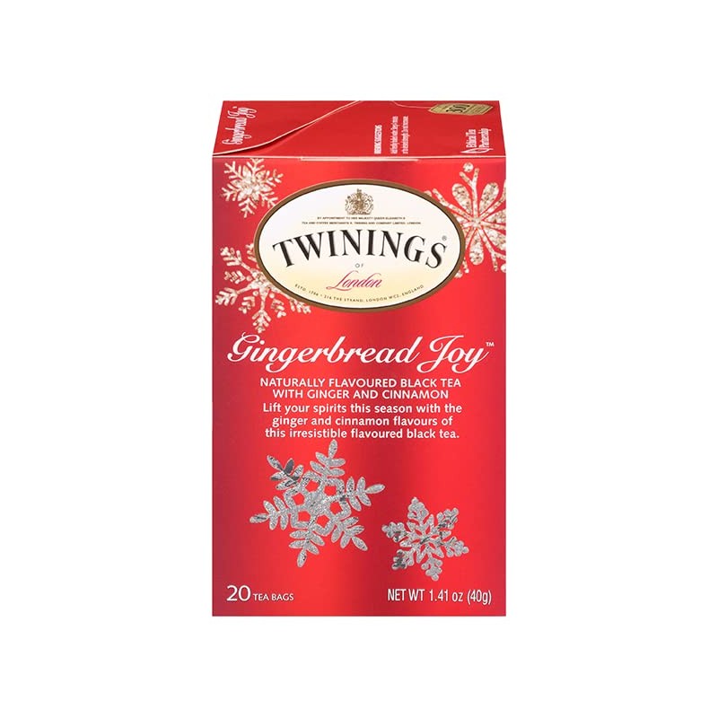 Twinings Gingerbread Joy Holiday Tea 20 Count (1.41 oz) 40g
