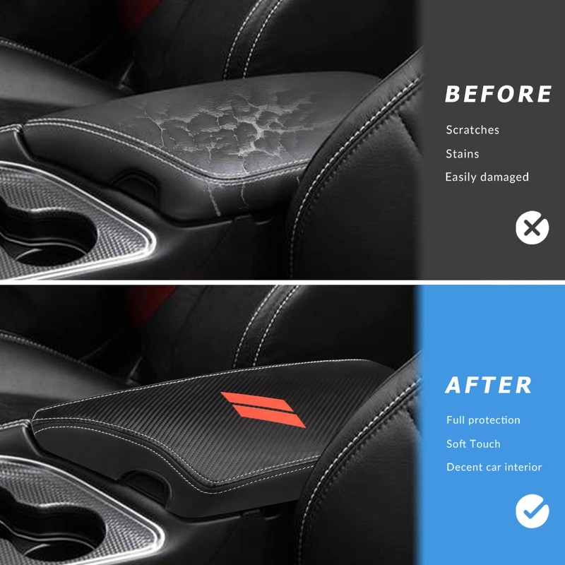 INTGET Car Center Console Armrest Cover for 2023 2022 Dodge