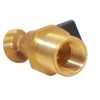 Joywayus Brass Water Container/Rain Barrel Spigot 3/4" Threaded Quarter Turn