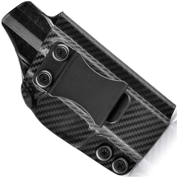 Concealment Express IWB KYDEX Holster, Fits Springfield XD-S 3.3" - Claw Compatible w/ Posi-Click Retention & Adjustable Cant - Custom Fit, Made in USA (Carbon Fiber Black)