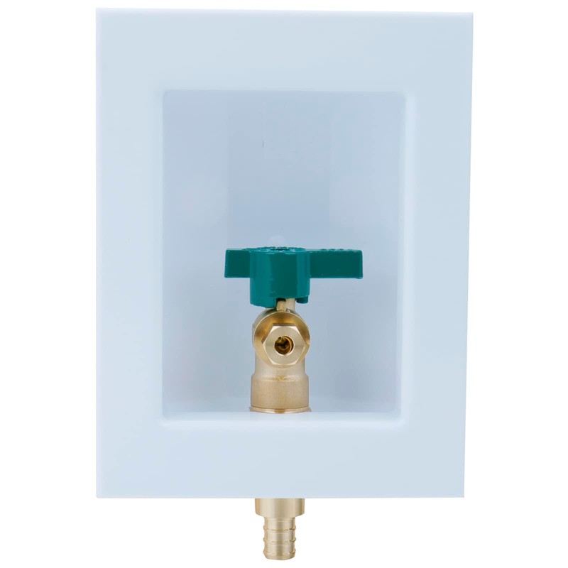 WHK Ice Maker Outlet Box Valve with PEX 1/2" Inlet,Ice