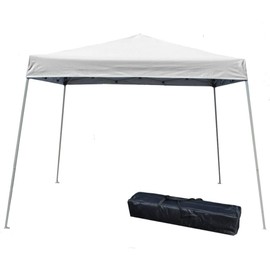 Impact Canopy 040000001 Slant Leg Canopy, 10' x 10', White-No Sidewall