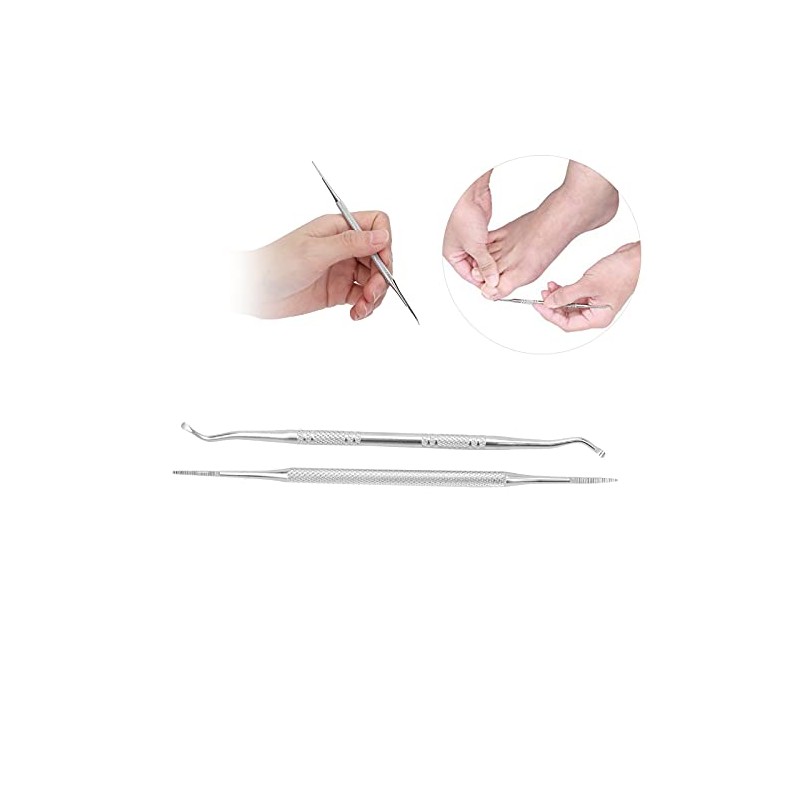 Lima de Uñas Encarnadas, 2 Piezas de Levantador de Limas