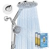 MakeFit Dual Filtered Rain Shower Head Combo, Handheld Shower Head