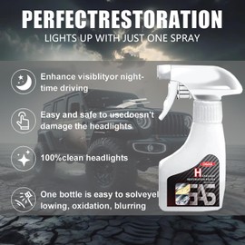 Headlight Restoration Kit, 2025 New Automotive Headlamp Repair Kits, Car Light Polishing, Efficient Restore Shiny, Multifunctional Polishing for All Types