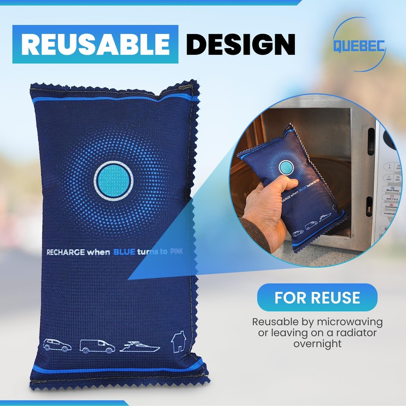 Quebec 350g Car Dehumidifier Bag | Moisture & Damp Absorber