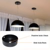 GMMG Ceiling Canopy Black Pack of 2 80 x 25