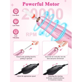 Acrylic Nail Kit with Nail Drill: Acrylic Powder Clear Pink White Acrylic Nail Set - Nail Extension Kits Full Set