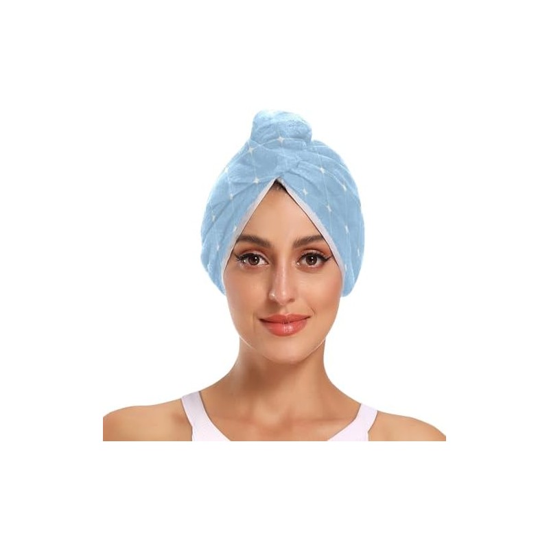 Toalla de microfibra para el cabello con botones absorbentes y