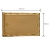 Varilight Double Blank Plate Classic Georgian Brass