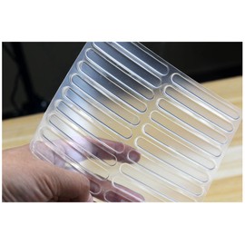20PCS Wall Bumpers to Protect Walls,Refrigerator Door Protector, Clear Bumpers Stop Cabinet Door from Hitting Walls.2.75 * 0.4 * 0.1inch(L*W*T)