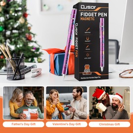 Dusor Gifts for Men Fidget Toys Adults, Stocking Stuffers for Adults Men Fidget Pen, Teen Girl Gifts Trendy Stuff, Gifts for Teen Girls Boys Fidgets Pen, Mens Gifts for Christmas, Cool Stuff