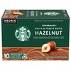 Starbucks Flavored Coffee K-Cup Pods, Hazelnut Flavored Coffee, Made without