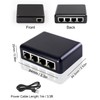 Danfetsoy 1000mbps Ethernet Splitter 1 to 4, RJ45 1 to