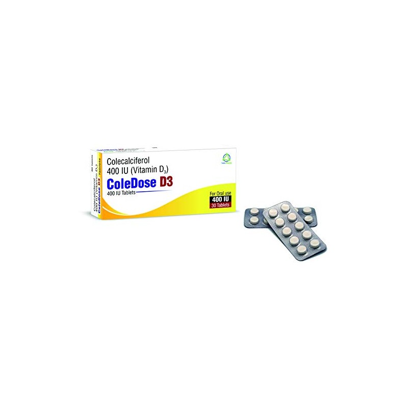Vitamin D 400 IU –Equivalent to 10 mcg - ColeDose