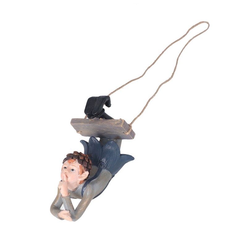 Swing Forest Elf Figurine Resin Exquisite Elf Hanging Statue Tree