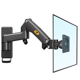 NB North Bayou TV Monitor Wall Mount Bracket Full Motion Articulating Swivel for 17-35" Monitors (Load Capacity from 6.6 to 26.4lbs) Double Extension F150